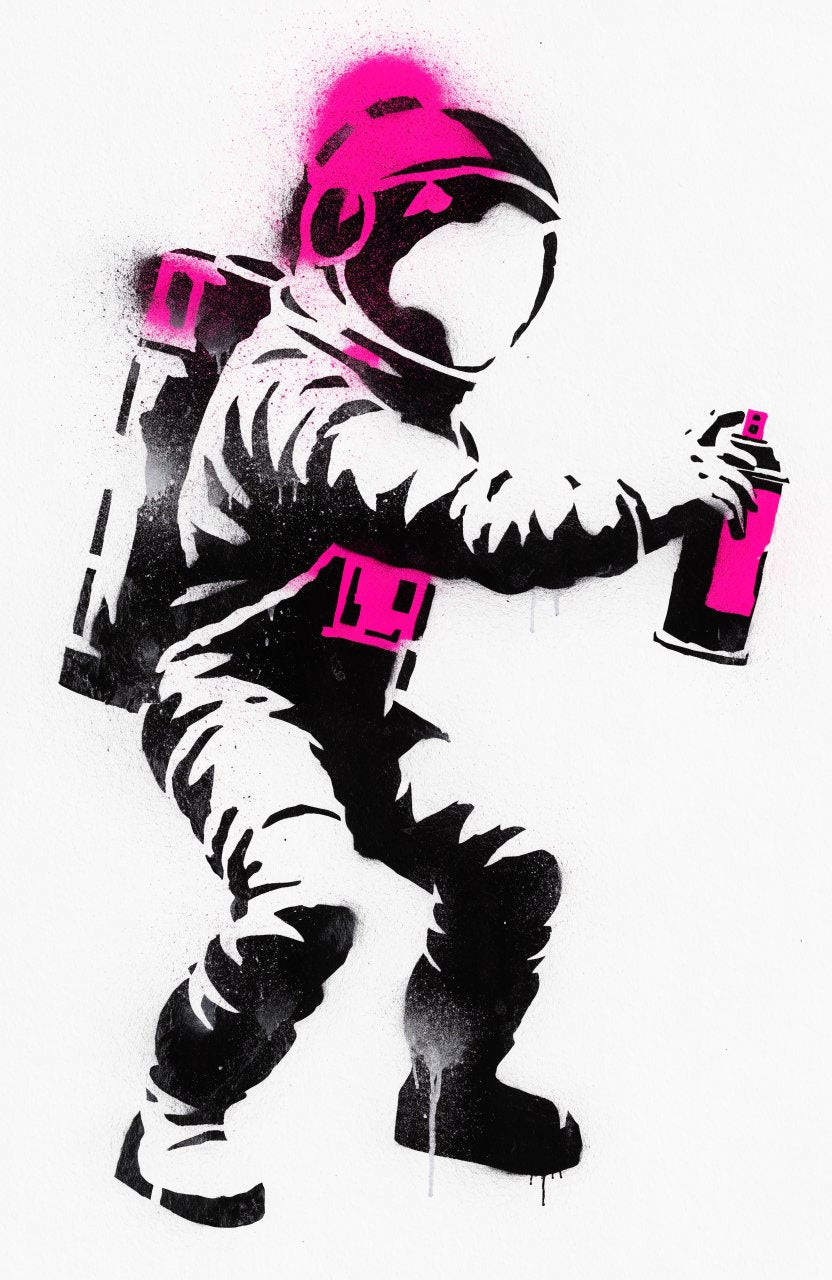 Astro-Sprayer – Street-Art-Stencil von Urban Artery