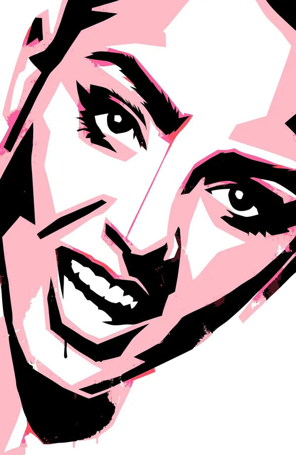Comic-Wut – Street-Art-Stencil von Urban Artery