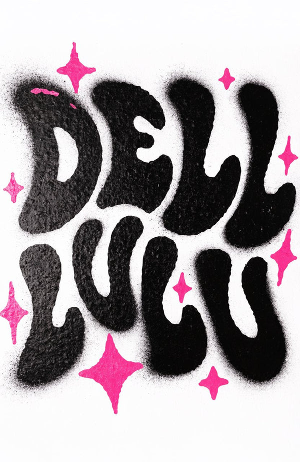 Dell Lulu – Street-Art-Stencil von Urban Artery