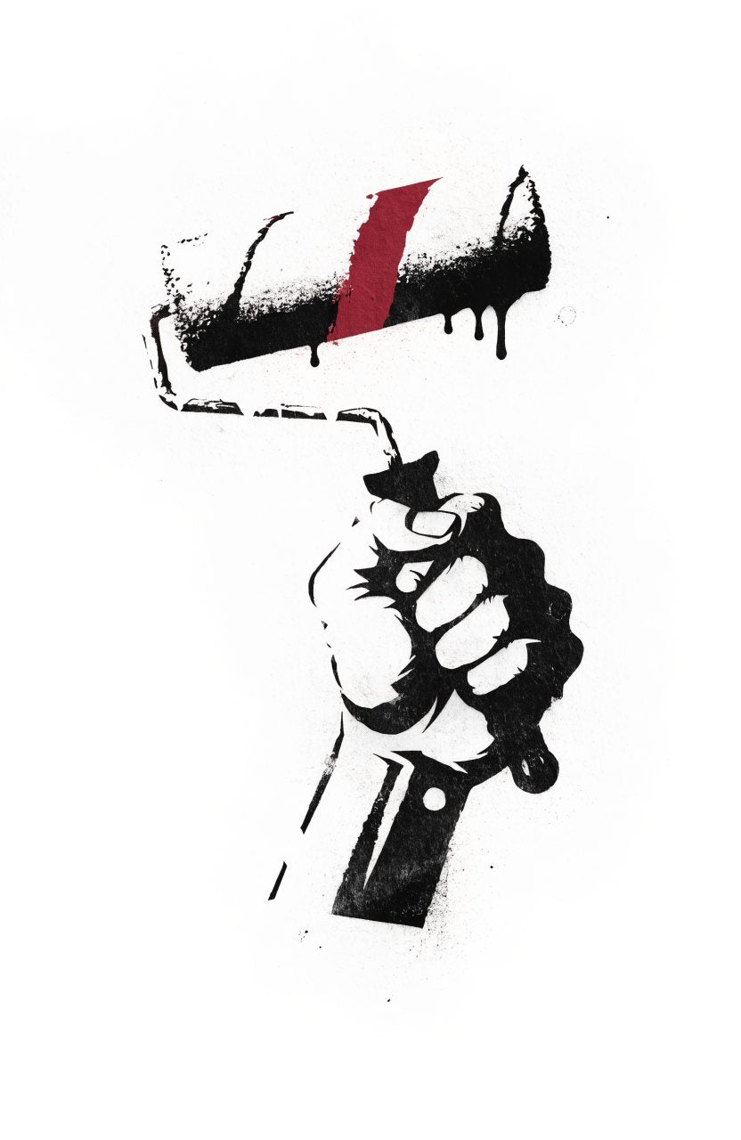 Farbroller – Street-Art-Stencil von Urban Artery