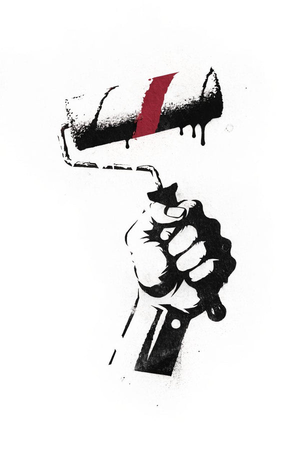 Farbroller – Street-Art-Stencil von Urban Artery