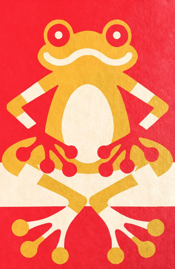 Froschkönig – Street-Art-Stencil von Urban Artery