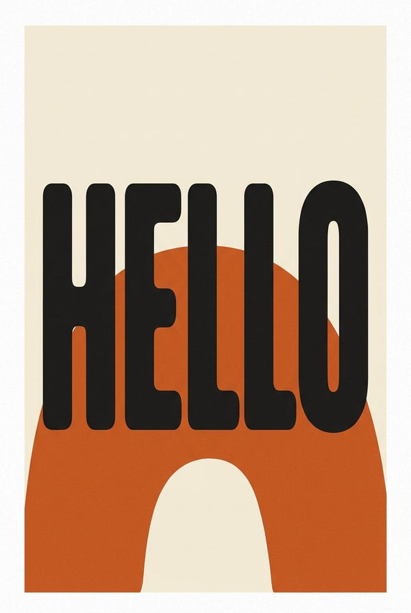 Hello Bogen – Street-Art-Stencil von Urban Artery