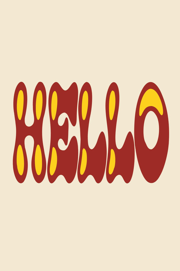 Hello Retro – Street-Art-Stencil von Urban Artery