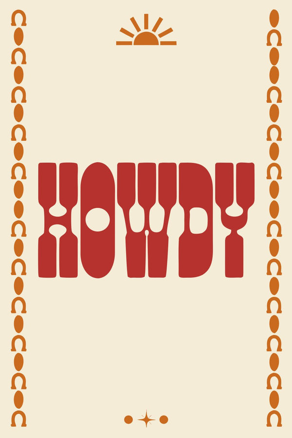Howdy – Street-Art-Stencil von Urban Artery