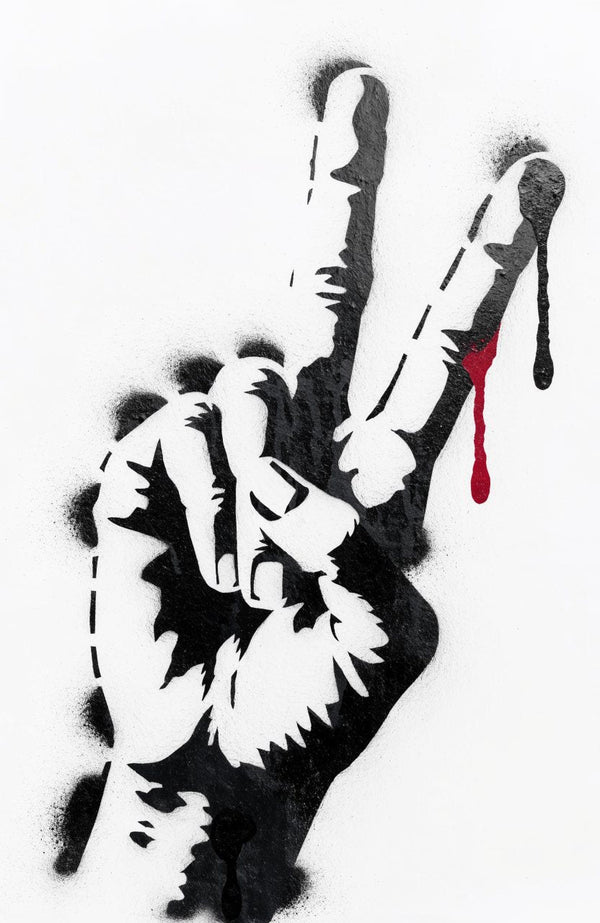 Peace – Street-Art-Stencil von Urban Artery