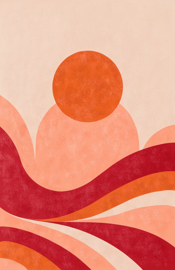 Sonnenuntergang – Street-Art-Stencil von Urban Artery